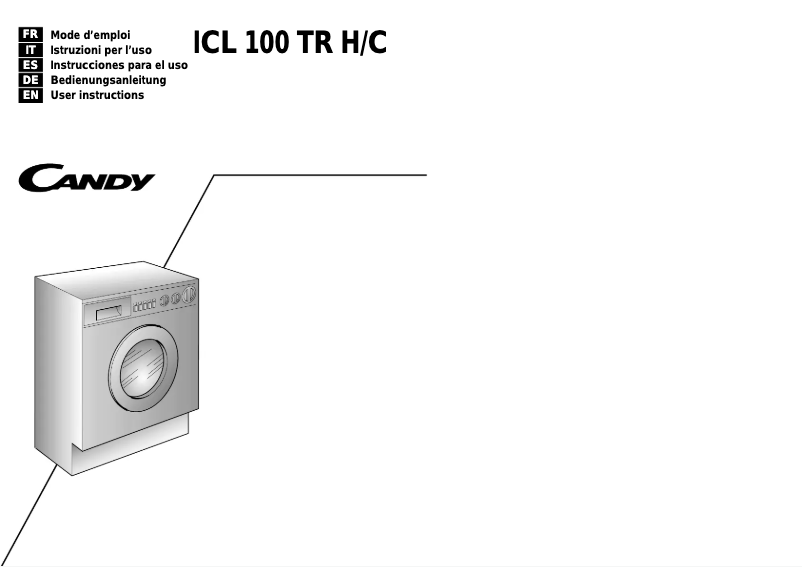 Image de la première page du manuel de l'appareil ICL 100