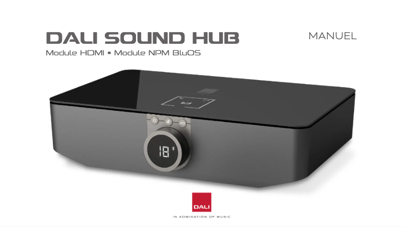 Page n°1 - Manuel utilisateur Dali Sound Hub
