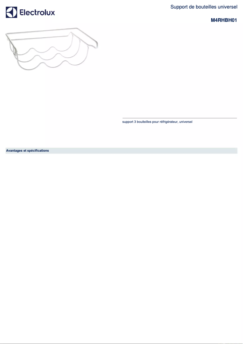 Página 1 del manual Manual de usuario AEG M4RHBH01