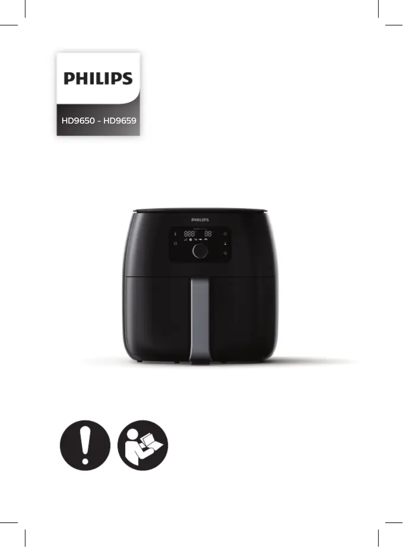 Image de la première page du manuel de l'appareil Airfryer XXL HD9656