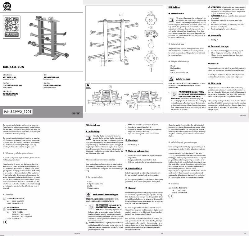 Página 1 del manual Manual de usuario Playtive HG05214