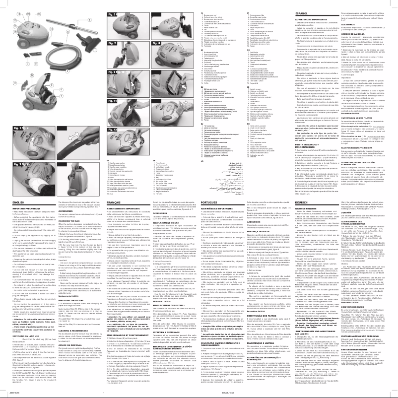 Page n°1 - Manuel utilisateur Ufesa AS1915
