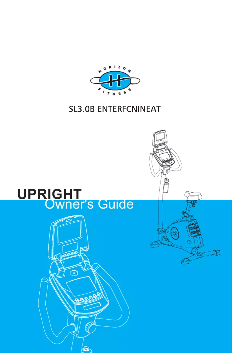 Image de la première page du manuel de l'appareil SL3.0B