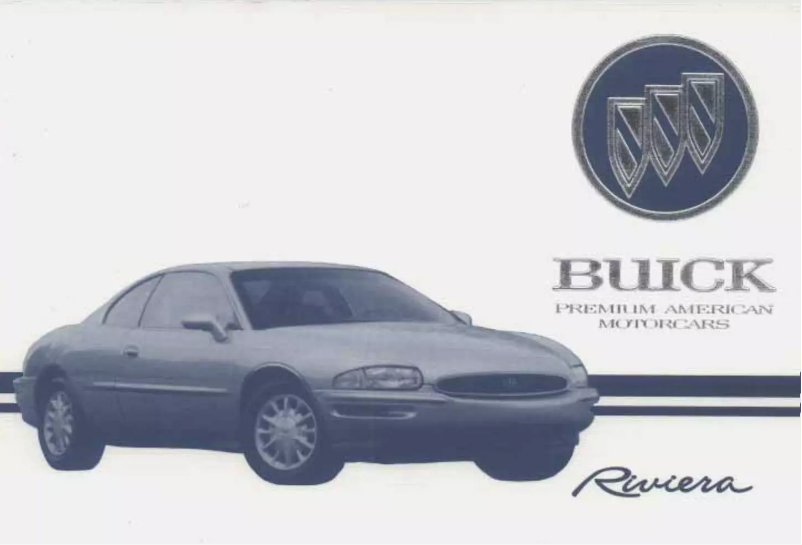 Image de la première page du manuel de l'appareil Riviera (1995)