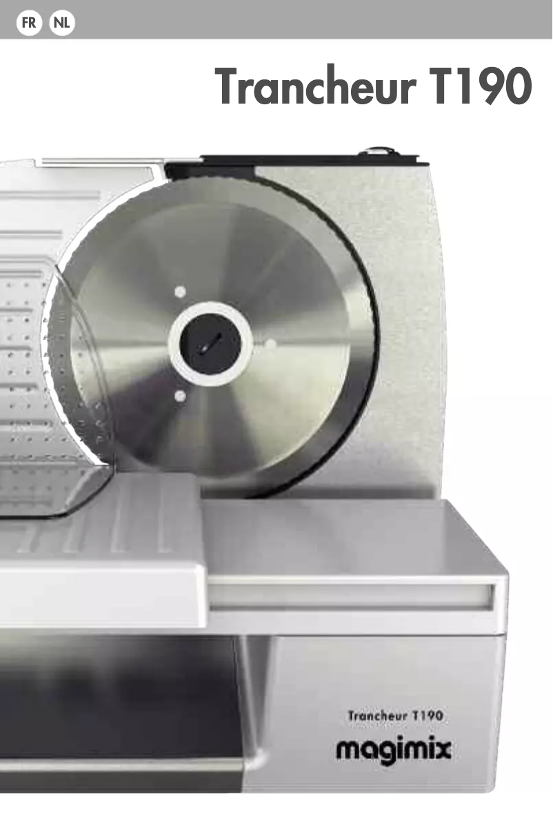 Page 1 de la notice Manuel utilisateur Magimix T190