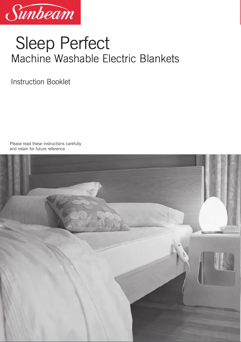 Página 1 del manual Manual de usuario Sunbeam Sleep Perfect BLW5671
