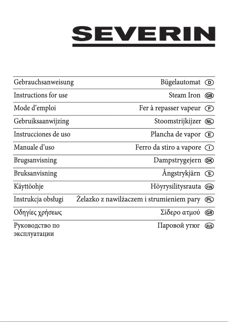 Page n°1 - Manuel utilisateur Severin BA 3253