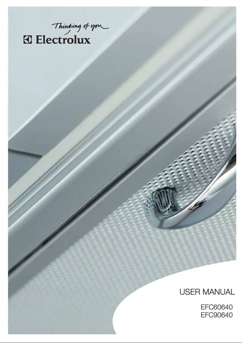 Page n°1 - Manuel utilisateur Electrolux EFC90640X