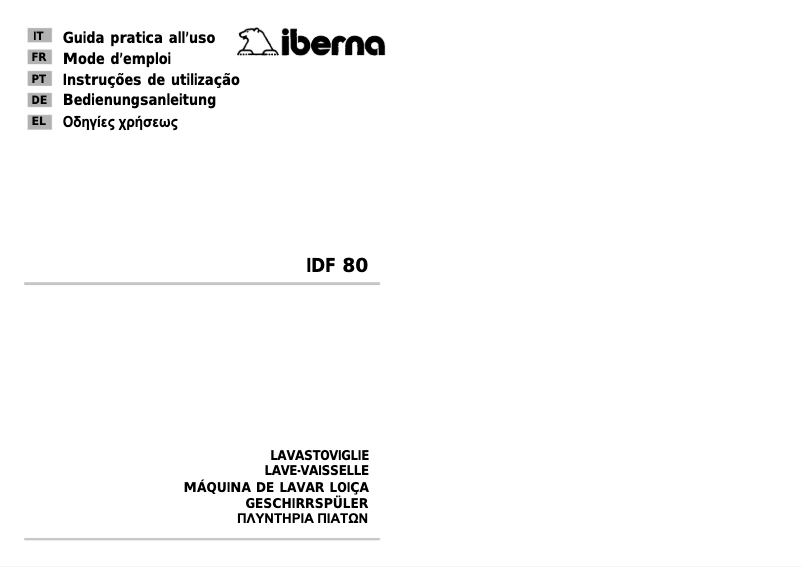 Image de la première page du manuel de l'appareil LS IDF 80
