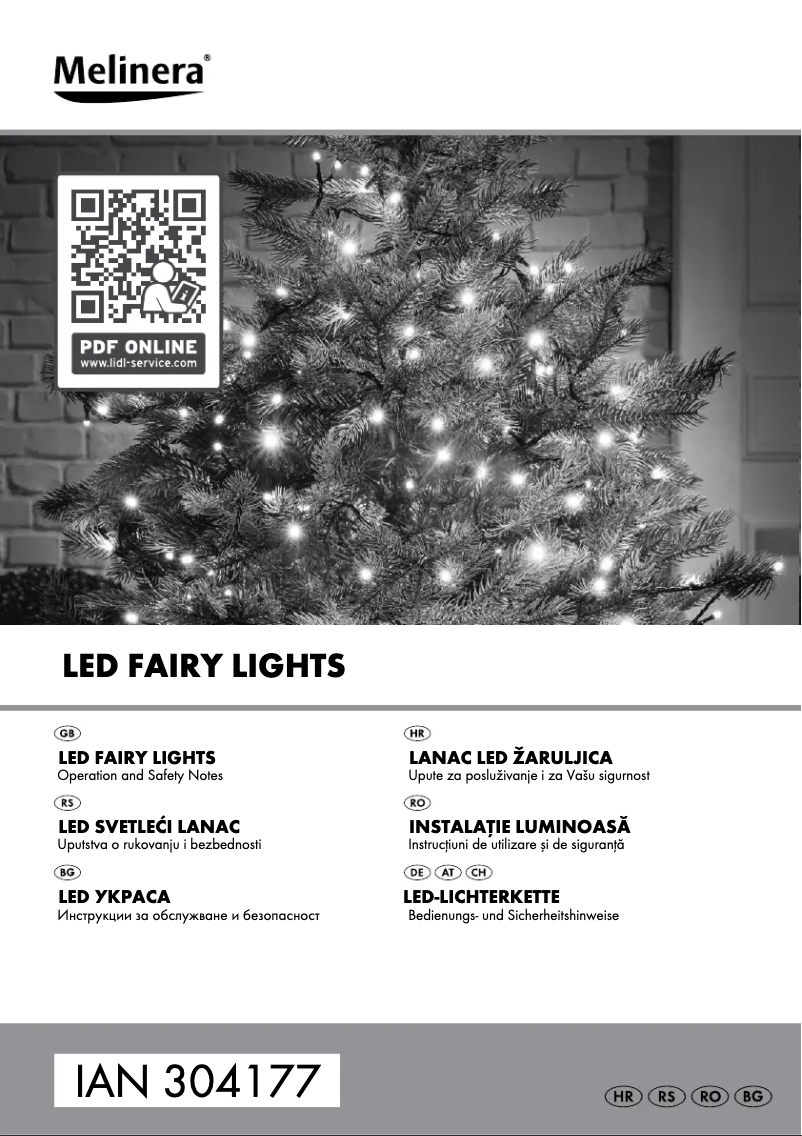 Page 1 de la notice Manuel utilisateur Melinera IAN 304177