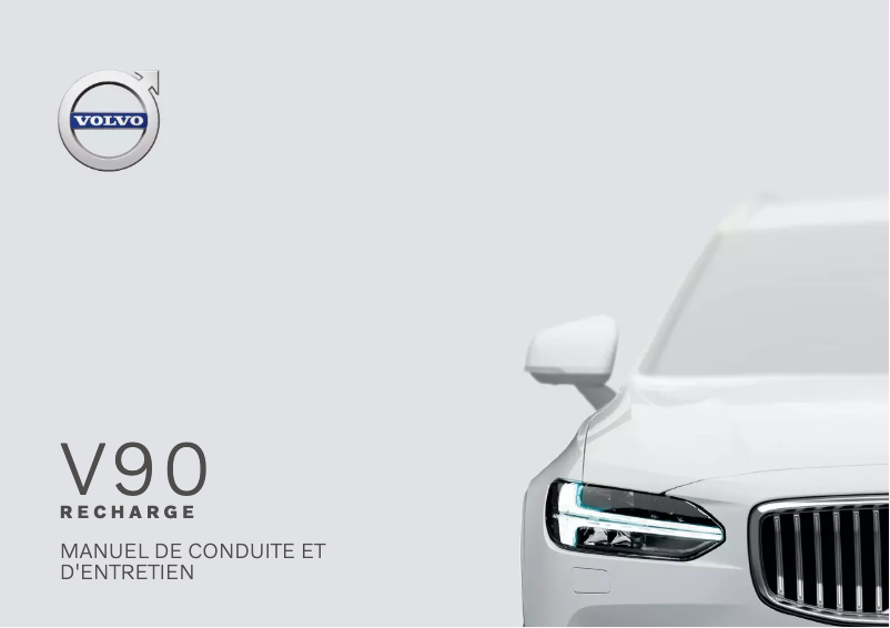 Page 1 de la notice Manuel utilisateur Volvo V90 Recharge Plug-in hybrid (2020)