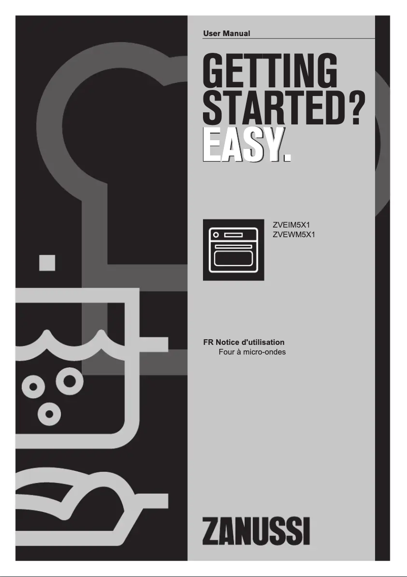 Page n°1 - Manuel utilisateur Zanussi ZVEWM5X1