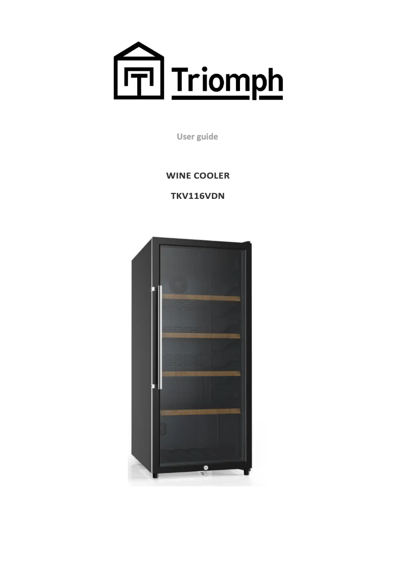 Page n°1 - Manuel utilisateur Triomph TKV116VDN