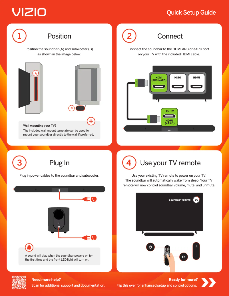 Page n°1 - Guide de démarrage rapide VIZIO SV210X-0805