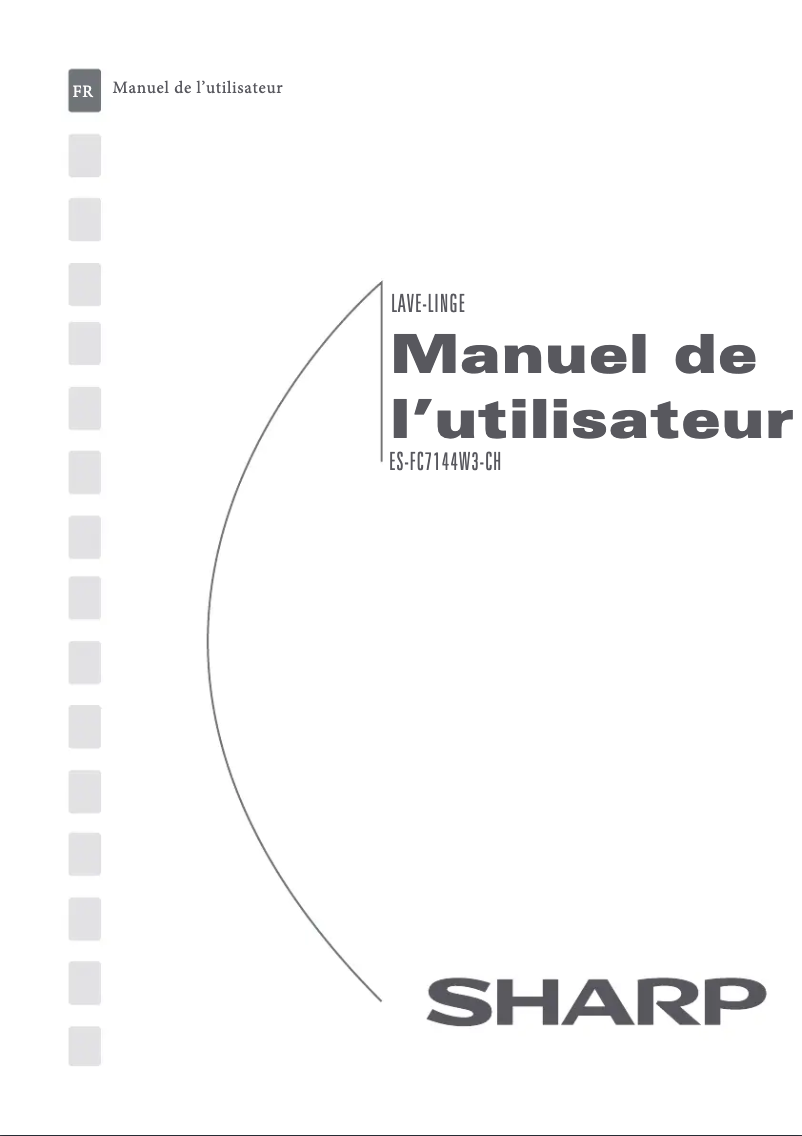 Image de la première page du manuel de l'appareil ES-FC7144W3-CH
