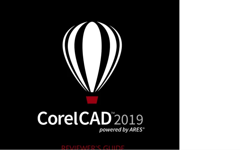 Page 1 de la notice Mode d'emploi Corel CAD 2019