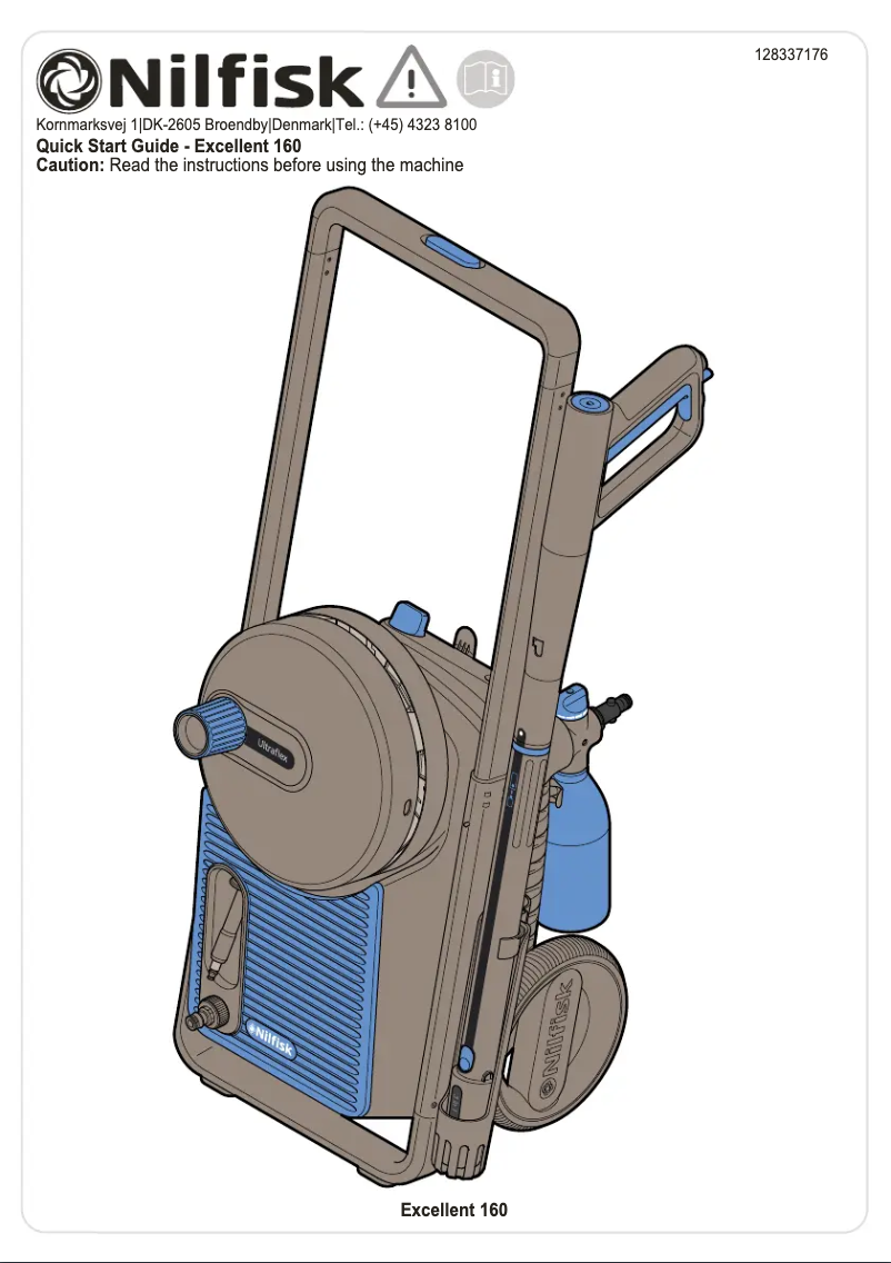 Page 1 de la notice Manuel utilisateur Nilfisk Excellent 160