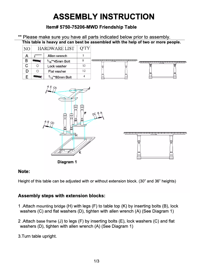 Page 1 de la notice Manuel utilisateur Hooker 5750-75206-MWD