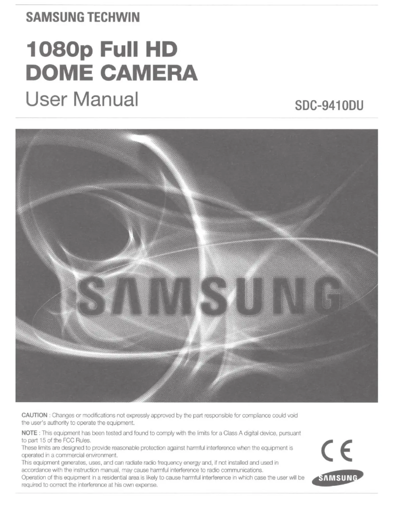Page n°1 - Manuel utilisateur Samsung SDC-9410DU