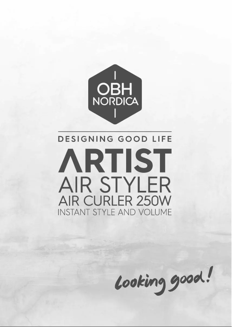 Image de la première page du manuel de l'appareil Artist Air Curler 250W 3541