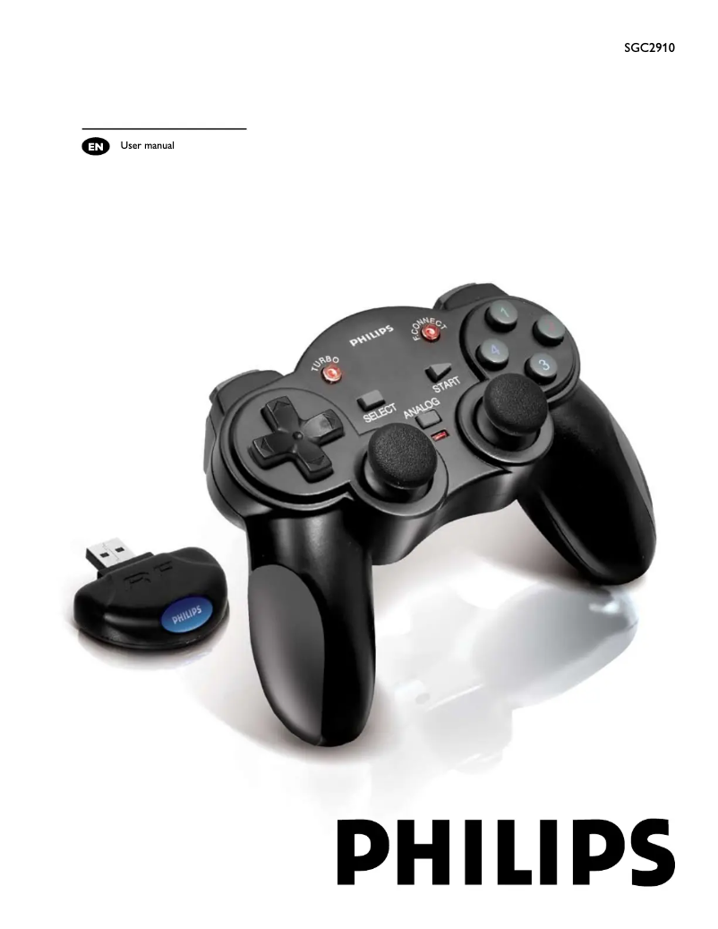 Page 1 de la notice Manuel utilisateur Philips SGC2910BB