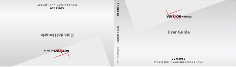 Image de la première page du manuel de l'appareil CDM8950