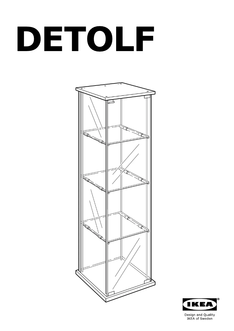 Página 1 del manual Manual de usuario Ikea DETOLF
