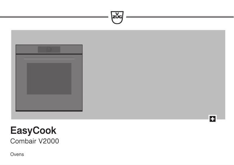 Page 1 de la notice Guide d'installation V-Zug Combair V2000 60