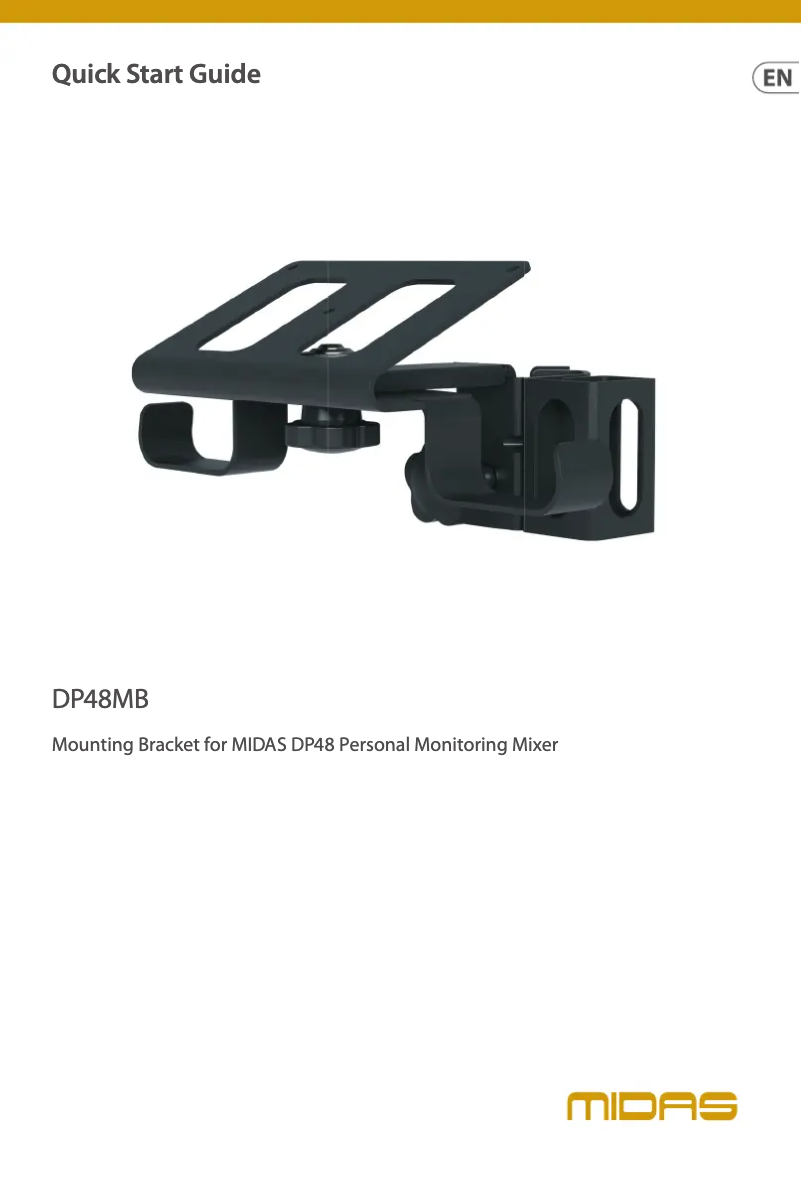 Page 1 de la notice Manuel utilisateur Midas DP48MB