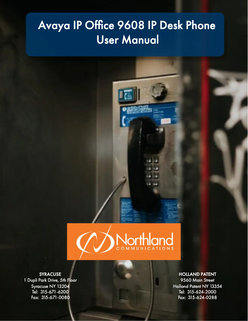 Page n°1 - Manuel utilisateur Avaya 9608