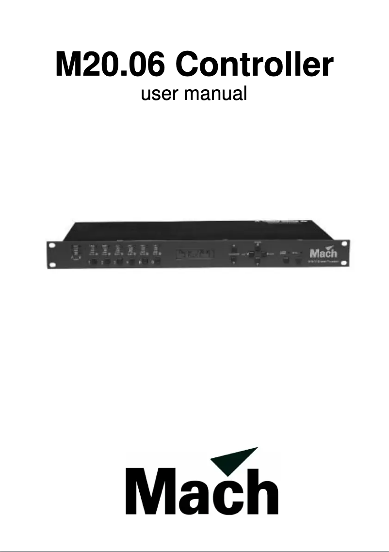 Page n°1 - Manuel utilisateur Martin M20.06