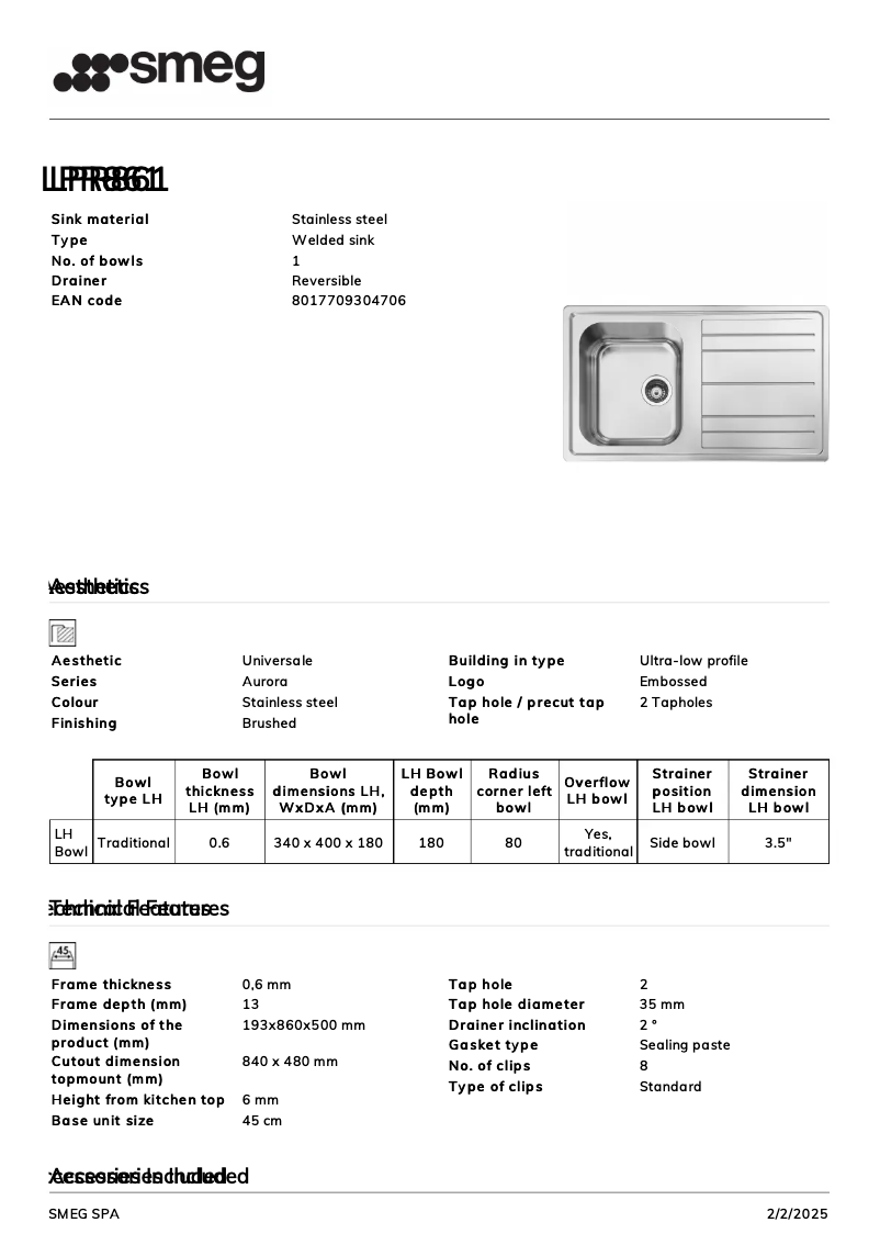 Imagen de la primera página del manual del dispositivo LPR861