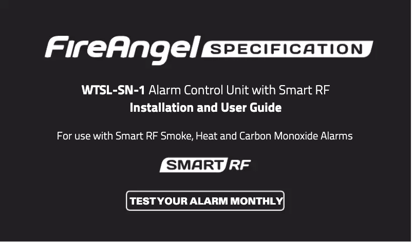 Page 1 de la notice Manuel utilisateur FireAngel FS1524W2-T