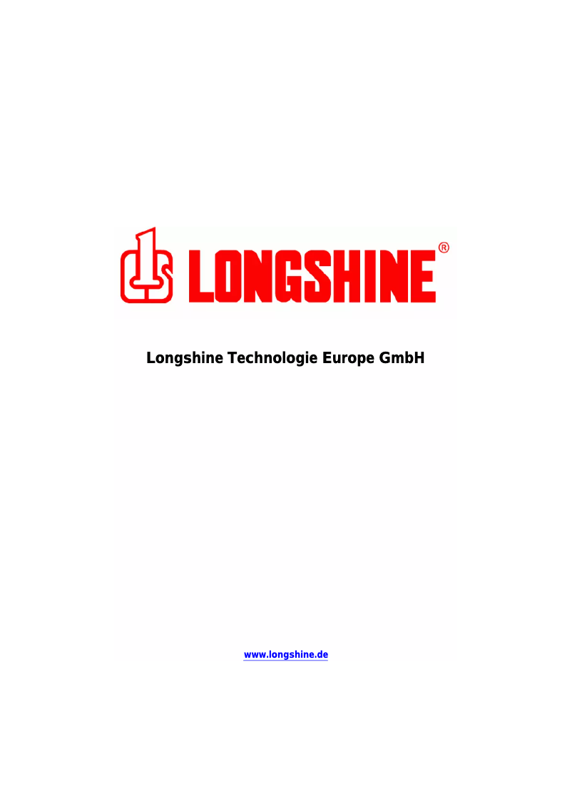 Page n°1 - Manuel utilisateur Longshine LCS-PS110