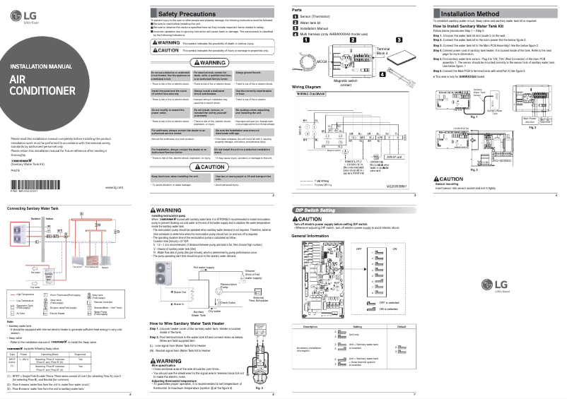 Page n°1 - Manuel utilisateur LG PHLTB