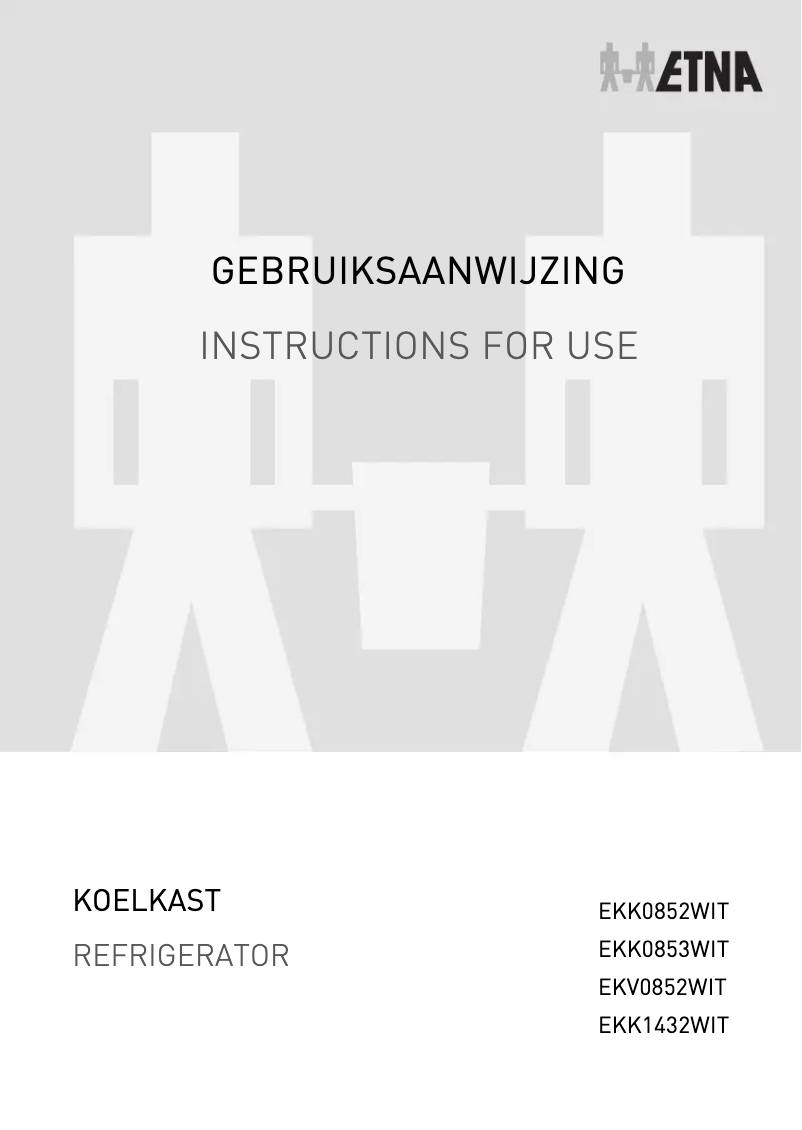 Page 1 de la notice Manuel utilisateur Etna EKK0853