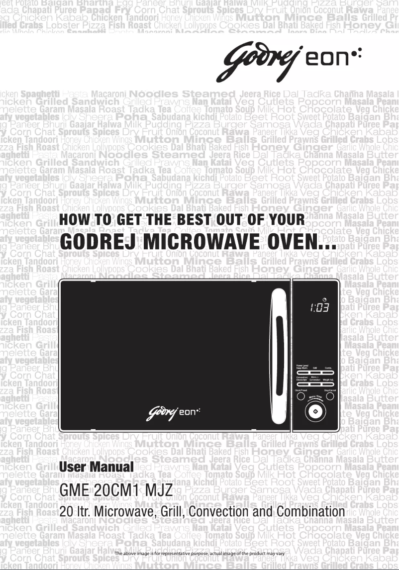 Page 1 de la notice Manuel utilisateur Godrej GME 20CM1 MJZ