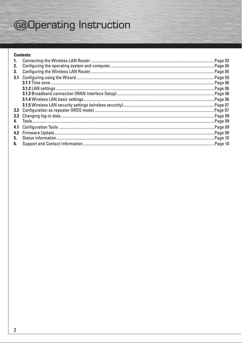 Page n°1 - Manuel utilisateur Hama 62746