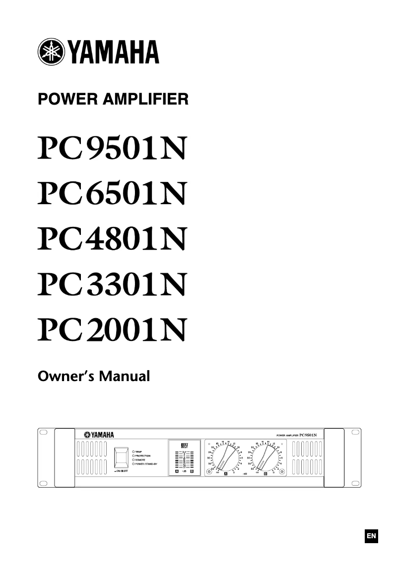 Page n°1 - Manuel utilisateur Yamaha PC3301N