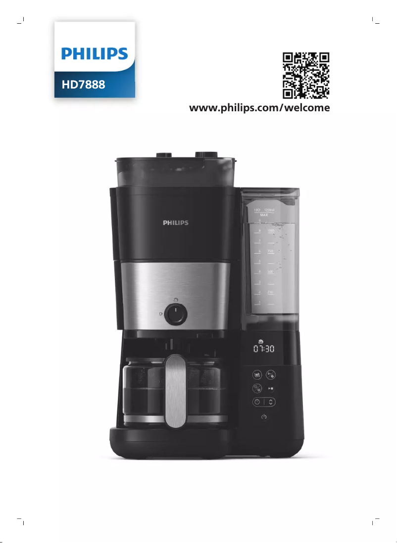 Page n°1 - Manuel utilisateur Philips HD7888