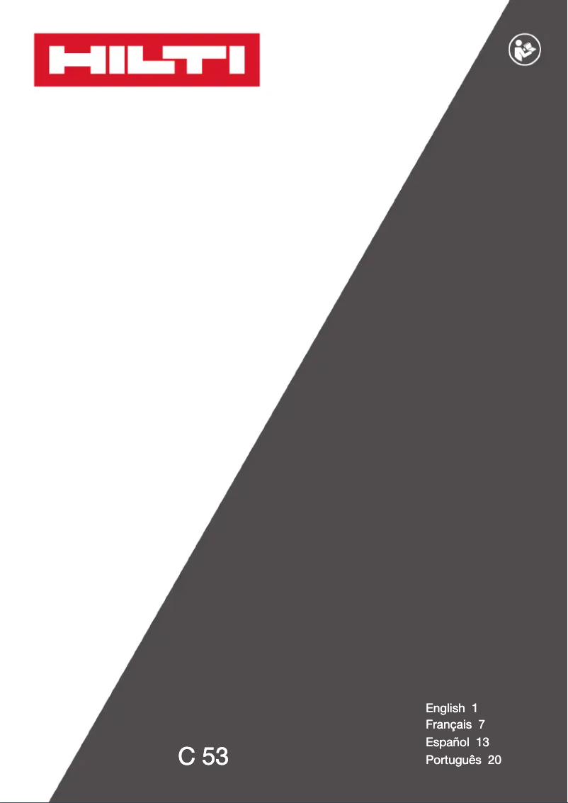 Page n°1 - Manuel utilisateur Hilti FX 3