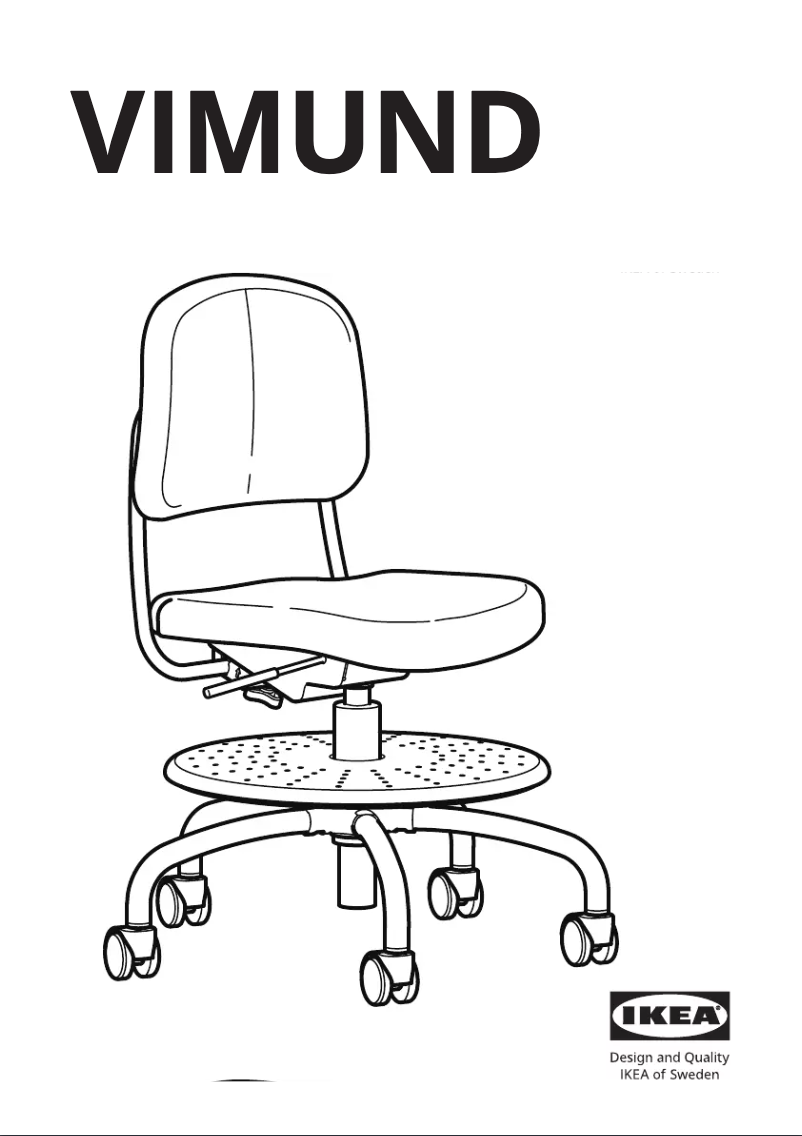 Image de la première page du manuel de l'appareil VIMUND