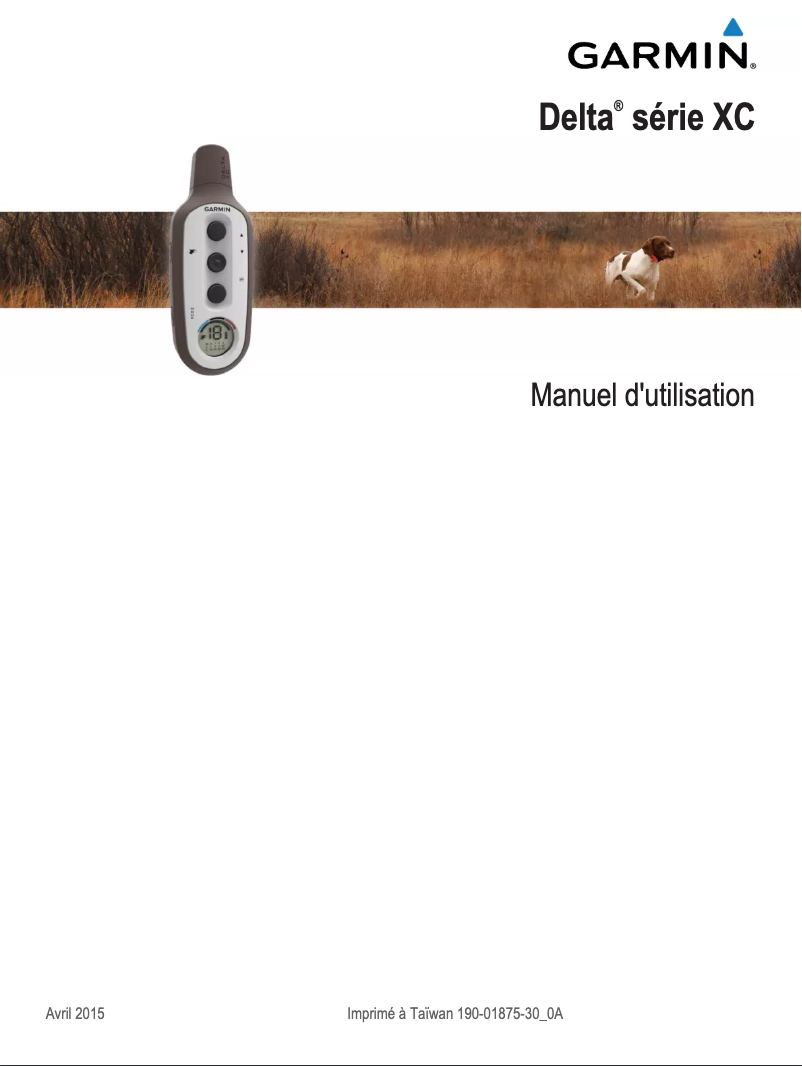 Image de la première page du manuel de l'appareil Delta Sport XC