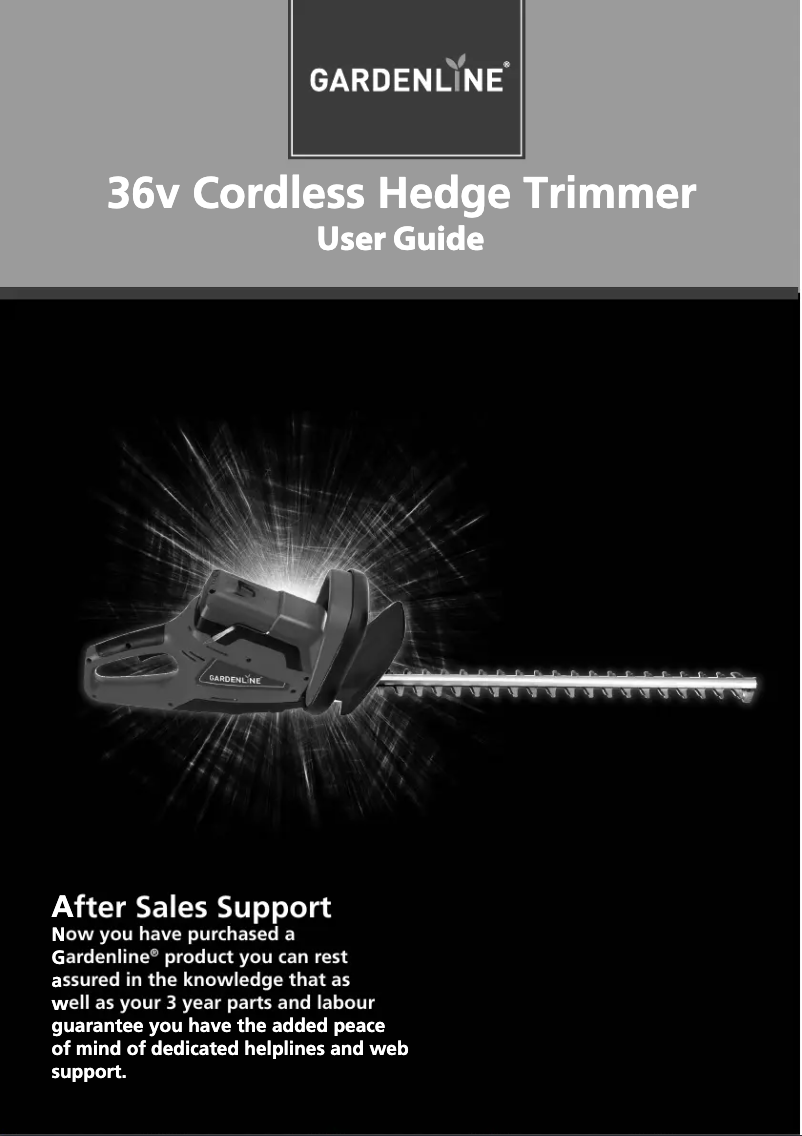 Image de la première page du manuel de l'appareil GL-CH 36 Li