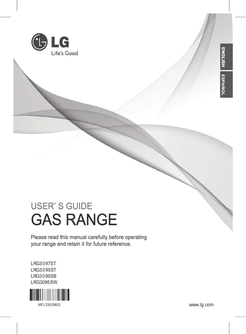 Page 1 de la notice Manuel utilisateur LG LRG3095SW