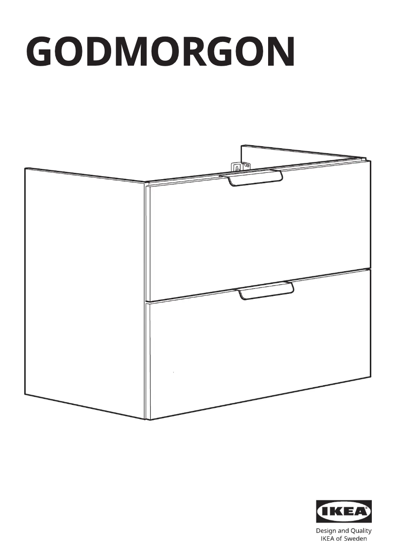 Image de la première page du manuel de l'appareil GODMORGON 502.811.06