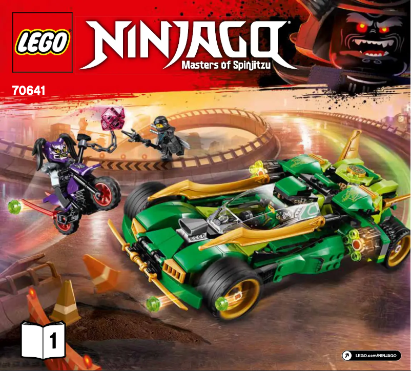Image de la première page du manuel de l'appareil Ninjago 70641