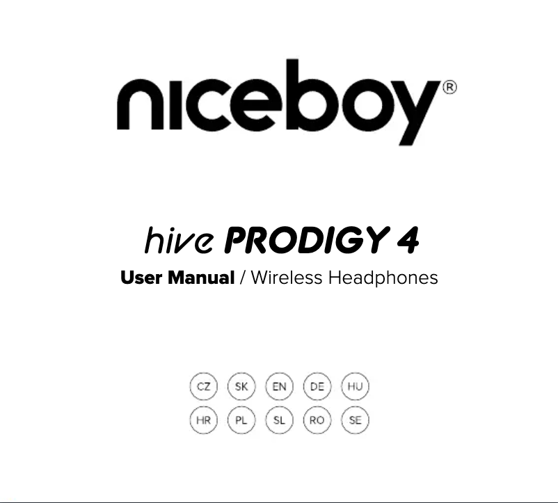 Image de la première page du manuel de l'appareil HIVE Prodigy 4