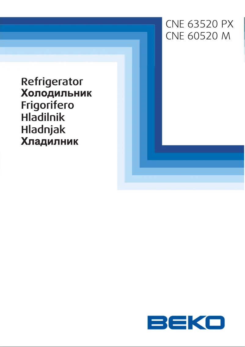 Page 1 de la notice Manuel utilisateur Beko CNE60520M