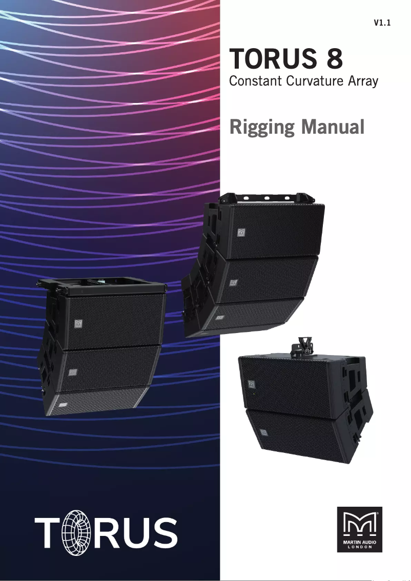 Page n°1 - Manuel utilisateur Martin Audio TORUS T820